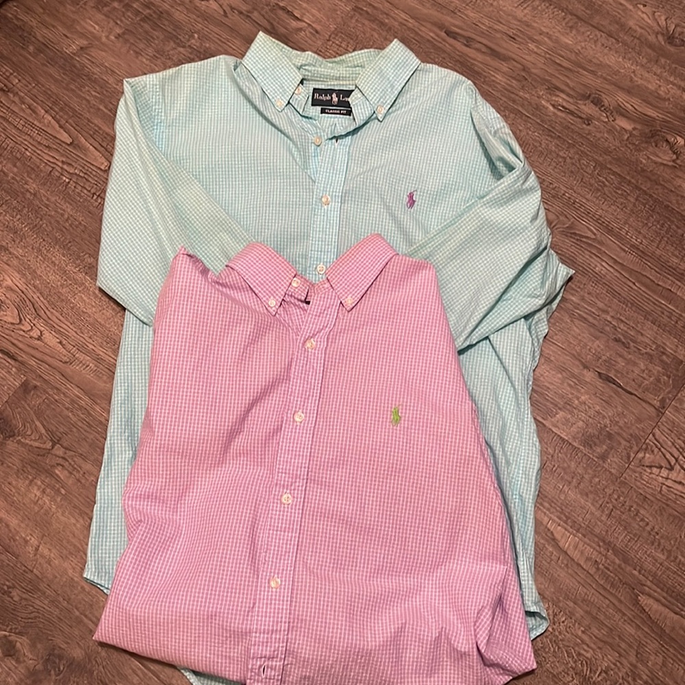 Ralph Lauren button down shirts